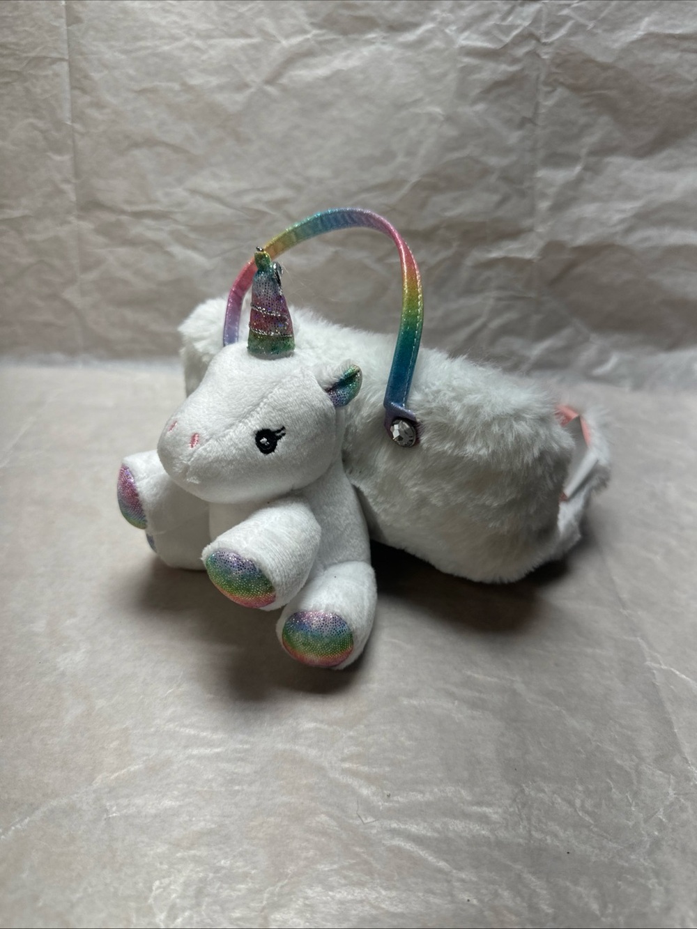 The Children’s Place Girls Unicorn Faux Fur Handbag